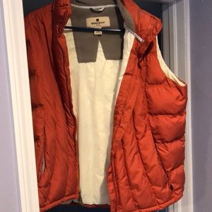 Wool rich puffy vest